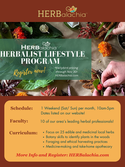 Herbalist Lifestyle Program DEPOSIT