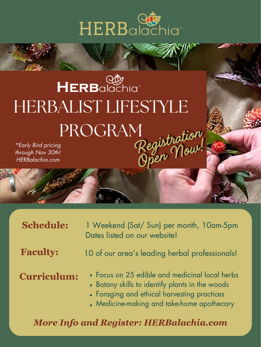 2026 Herbalist Lifestyle FULL TUITION